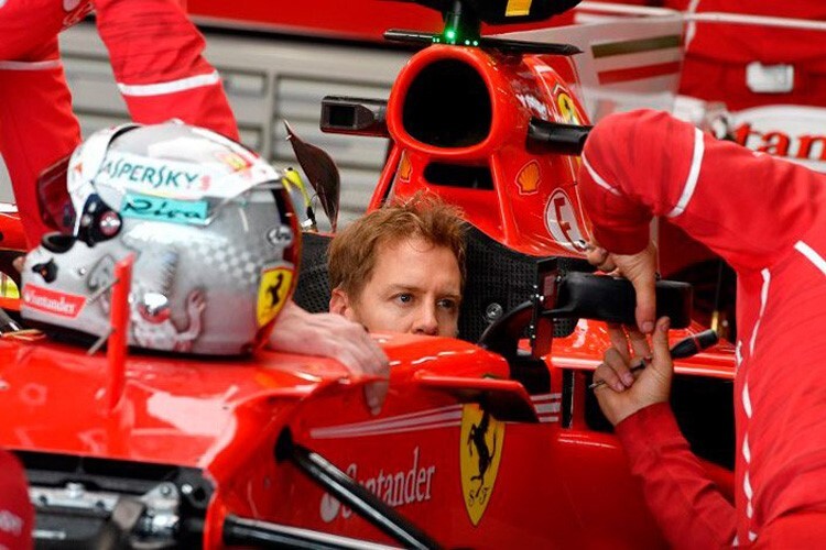 Sebastian Vettel fühlt sich bei Ferrari pudelwohl