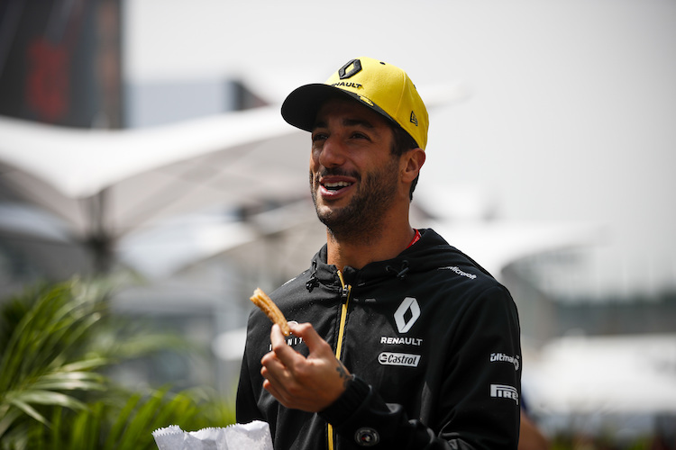 Trotz Japan-Disqualifikation: Daniel Ricciardo trägt sein breites Lächeln auch in Mexiko