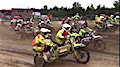 Motocross-Gespann-WM 2016 Kivioli - Rennen 1 Start in Slow Motion