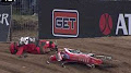 Motocross-WM MXGP 2017 Kegums - Crash Tim Gajser