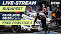 DTM 2018 Hungaroring - Das 3. freie Training Re-Live