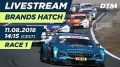 DTM 2018 Brands Hatch - Rennen 1 Re-Live