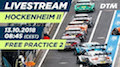 DTM 2018 Hockenheim - Freies Training 2 Re-Live