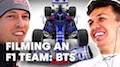 F1 2019 - Toro Rosso's Filming Day Backstage mit Daniil Kvyat und Alex Albon