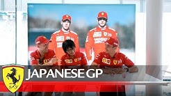 F1 2019 Suzuka - Origami Workshop mit Sebastian Vettel und Charles Leclerc