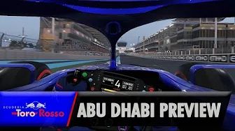 F1 2019 Yas Island - Scuderia Toro Rosso Preview mit Pierre Gasly