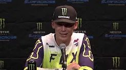 Supercross-WM 2020 Anaheim - 450SX Pressekonferenz nach dem Rennen