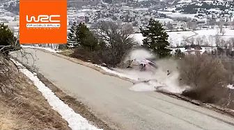 WRC 2020 Monte Carlo - Etappe 4 Crash Ott Tänak / Martin Järveoja