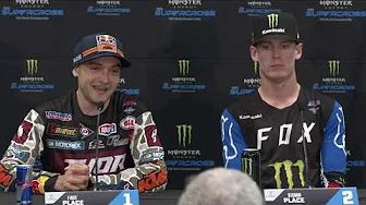 Supercross-WM 2020 San Diego - Pressekonferenz nach dem Rennen