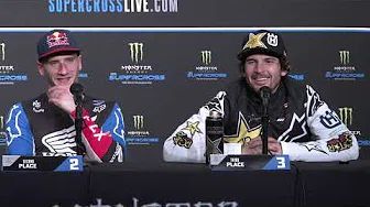 Supercross-WM 2020 Arlington - Pressekonferenz nach dem Rennen