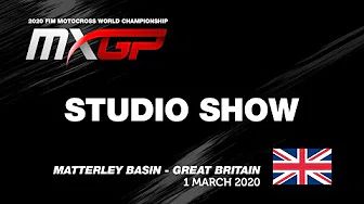 Motocross-WM 2020 Matterley Basin - Studio Show