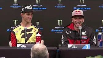 Supercross-WM 2020 Atlanta - Pressekonferenz nach dem Rennen