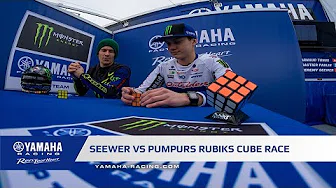 Motocross-WM MXGP 2020 - Rubik Würfel Challenge mit Seewer und Pumpurs