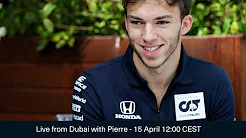 F1 2020 Scuderia AlphaTauri - Live Chat with Pierre Gasly