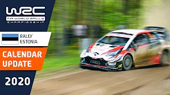 WRC 2020 - Rennkalender Update