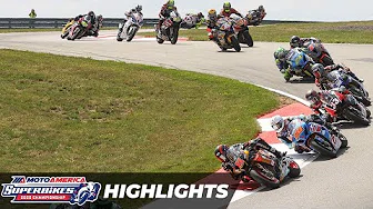 MotoAmerica Superbike 2020 Pittsburgh - Highlights Rennen 1