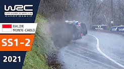 WRC 2021 Monte Carlo - Highlights Etappe 1-2