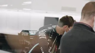 F1 2021 - Romain Grosjean zu Gast bei Mercedes