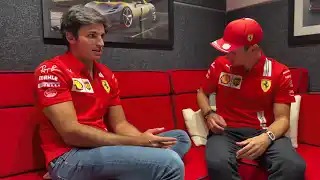 F1 2021 Monza - Leclerc und Sainz nach dem Rennen