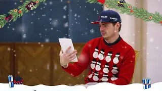 F1 2021 - Weihnachtsgrüsse von Max Verstappen und Sergio Perez