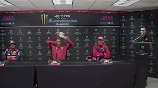 Supercross-WM 450SX 2022 Anaheim - Pressekonferenz