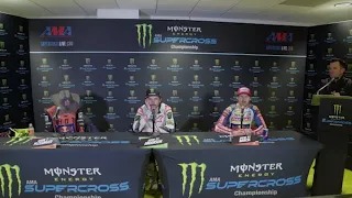 Supercross-WM 2022 Oakland - Pressekonferenz 450SX