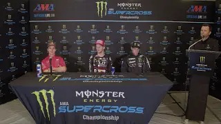 US-Supercross 2022 San Diego - 250SX Pressekonferenz