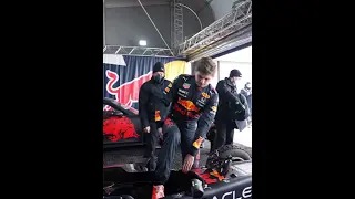 F1 2022 - Max Verstappen und Speedway Legende Franky Zorn