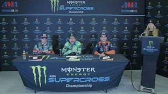 US-Supercross 2022 Minneapolis - 450SX Pressekonferenz