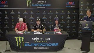 US-Supercross 2022 St. Louis - 250SX Pressekonferenz