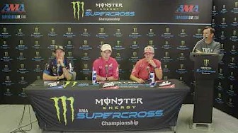 US-Supercross 2022 Atlanta - 250SX Pressekonferenz