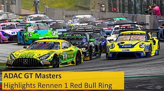 ADAC GT Masters 2022 Red Bull Ring - Highlights Rennen 1