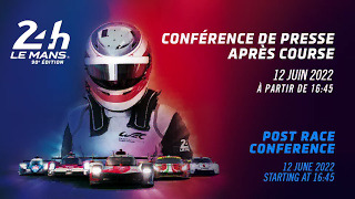 FIA WEC 2022 Le Mans 24h - Pressekonferenz nach dem Rennen