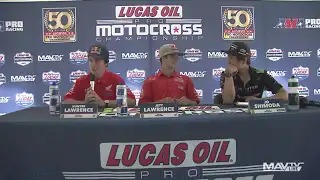 US-Motocross 250 2022 High Point National - Pressekonferenz nach dem Rennen