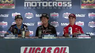 US-Motocross 2022 Unadilla - 250 MX Pressekonferenz nach dem Rennen