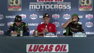 US-Motocross 2022 Unadilla - 450 MX Pressekonferenz nach dem Rennen