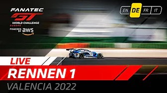 GT World Challenge 2022 Valencia - Rennen 1 Livestream