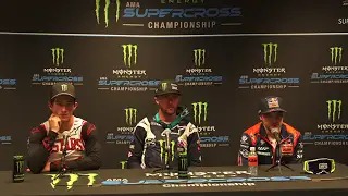 US-Supercross 2023 Anaheim/1 - 450SX Pressekonferenz nach dem Rennen