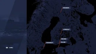 WRC 2023 Schweden - Die Etappen im Überblick