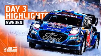 WRC 2023 Schweden - Highlights Tag 3