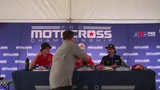 US-Motocross 450 2023 Southwick National - Pressekonferenz nach dem Rennen