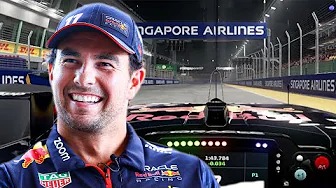F1 2023 Singapur - Virtuelle Runde mit Sergio Perez