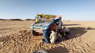 Rallye Dakar 2024 - Etappe 10 mit Tim and Tom Coronel