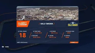 WRC 2024 Schweden - Alle Etappen im Überblick