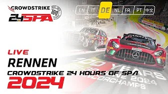 Intercontinental GT Challenge 2024 Spa 24h - Livestream Rennen