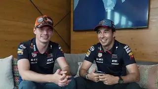 F1 2024 Red Bull Racing - Max und Checo beantworten die Fragen ihrer jüngsten Fans