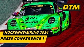 DTM 2024 Hockenheimring - Pressekonferenz nach Rennen 1