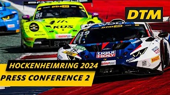 DTM 2024 Hockenheimring - Pressekonferenz nach Rennen 2