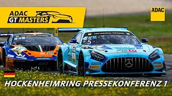 ADAC GT Masters 2024 Hockenheimring - Pressekonferenz nach Rennen 1