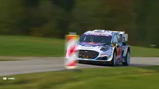 WRC 2024 Zentral Europa Rallye - Highlights Tag 4